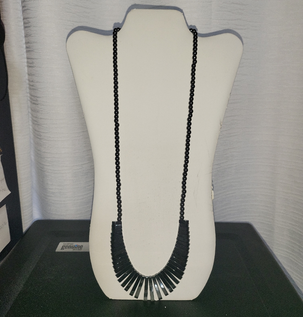 Elegant Black Statement Necklace